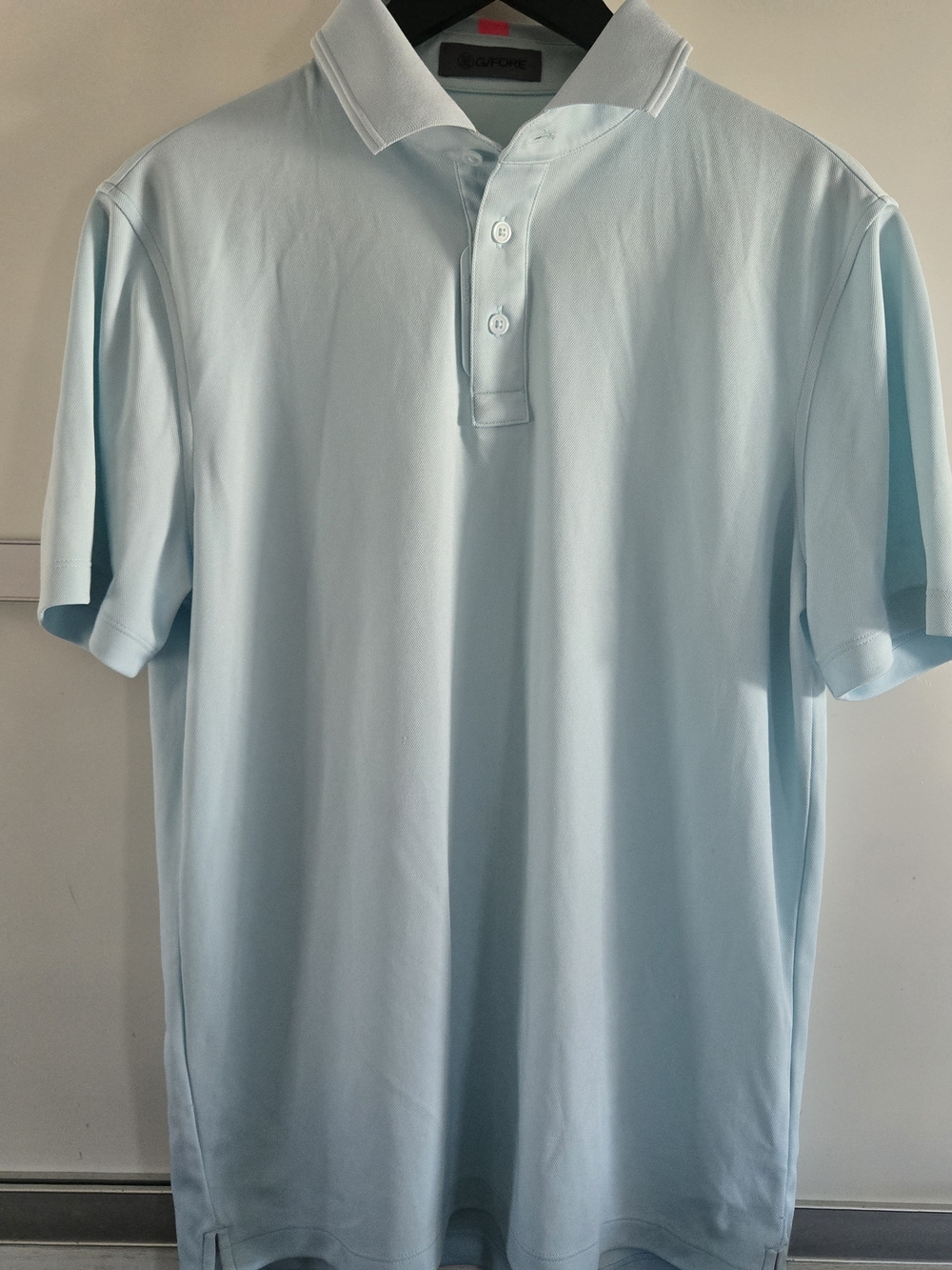 G/FORE Pale Blue Men's Performance Polo Golf Shirt